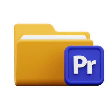 Premiere Pro-Ordner  3D Icon