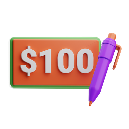 Premio 100 USD  3D Icon