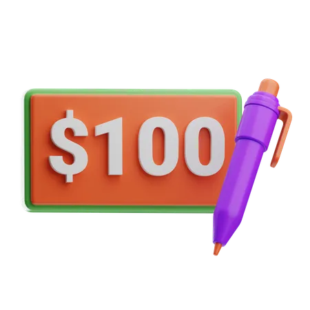 Premio 100 USD  3D Icon