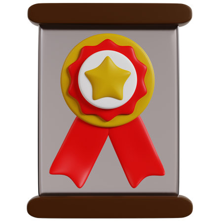 Premio al logro corporativo  3D Icon