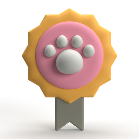 Prêmio de cachorro  3D Icon