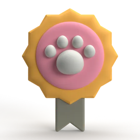 Prêmio de cachorro  3D Icon