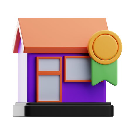 Premio de casa  3D Icon