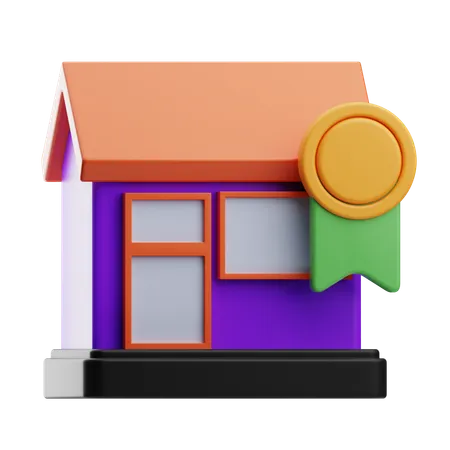 Premio de casa  3D Icon