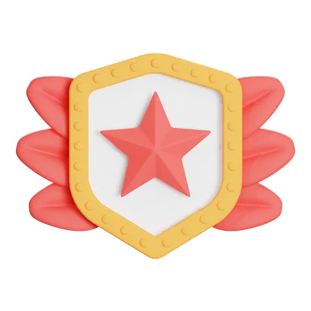 Escudo de premio  3D Icon