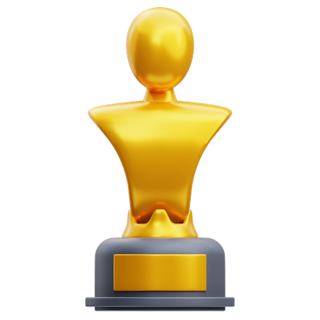 Premio de la estatua  3D Icon