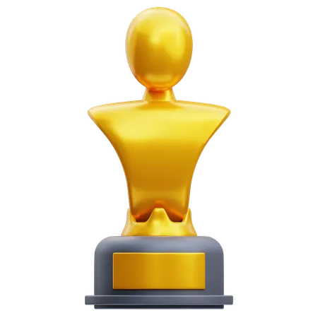 Premio de la estatua  3D Icon