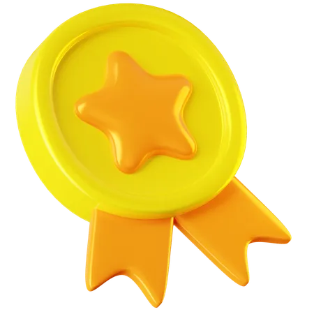 Prêmio estrela  3D Icon