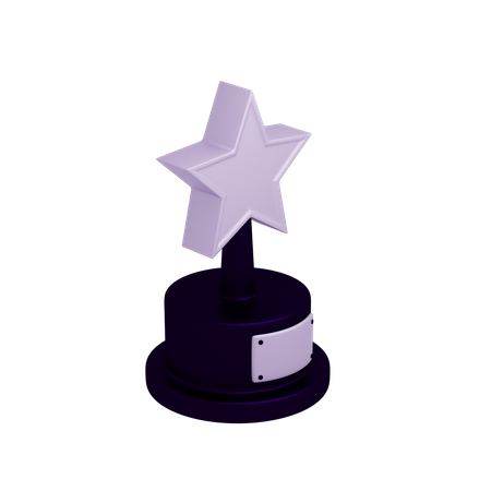 Prêmio estrela  3D Icon