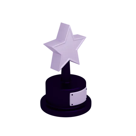 Prêmio estrela  3D Icon