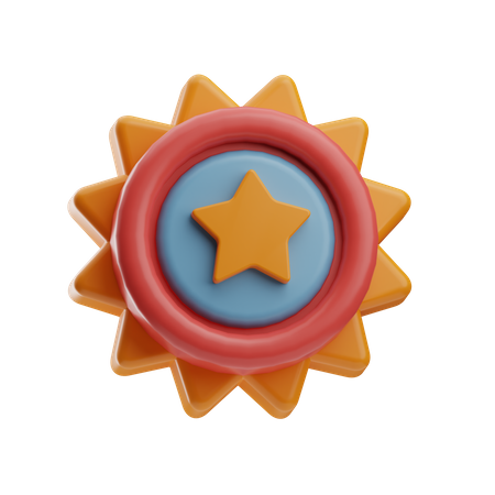 Prêmio estrela  3D Icon