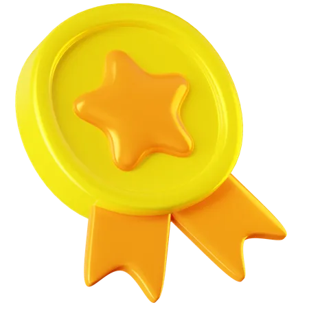 Premio estrella  3D Icon