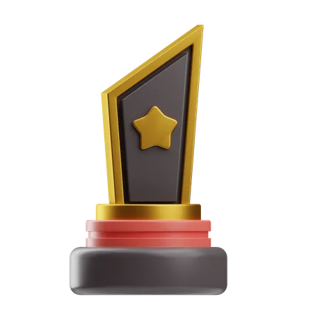 Premio estrella  3D Icon