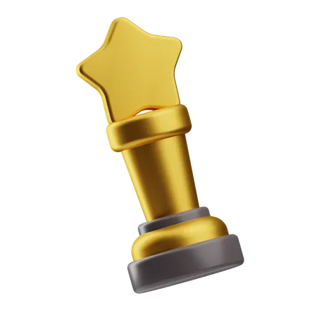 Premio estrella  3D Icon