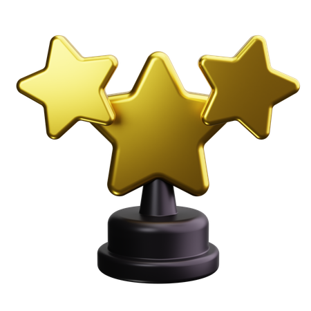 Premio estrella  3D Icon