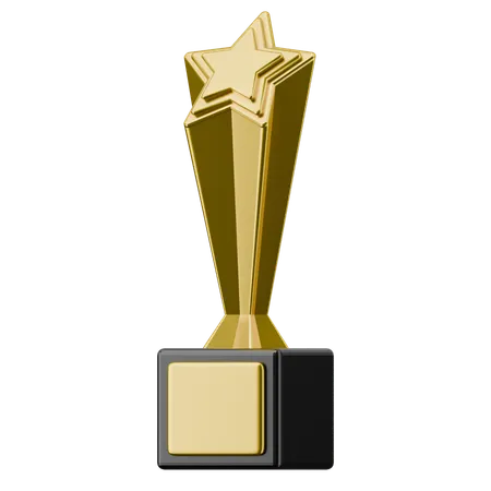 Premio estrella  3D Icon