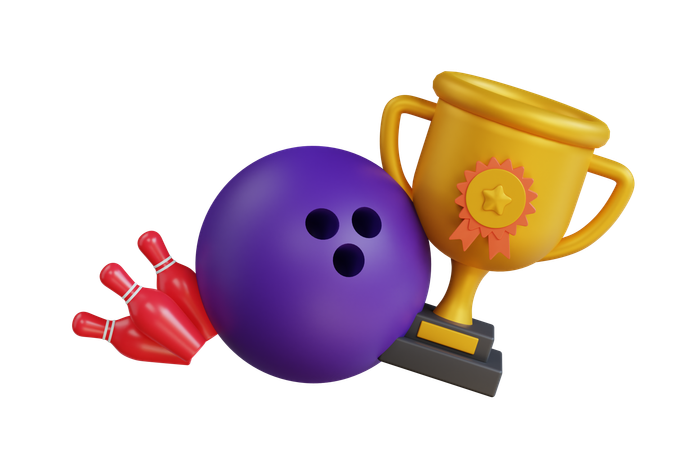 Premio del juego de bolos  3D Icon