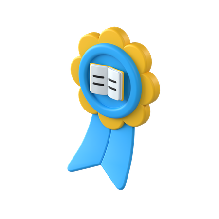 Premio literario  3D Icon