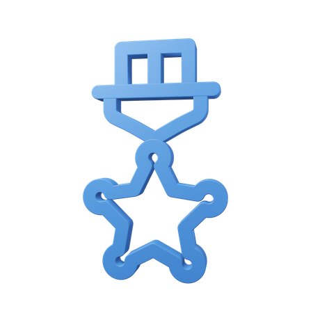 Medalha de prêmio  3D Icon