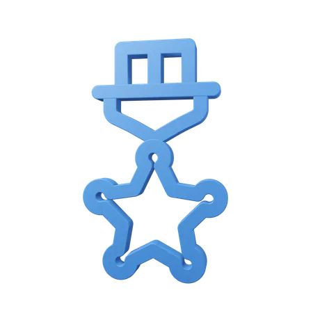 Medalha de prêmio  3D Icon