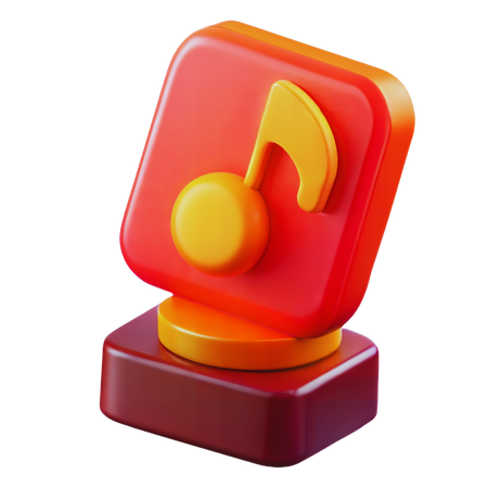 Premio de Música  3D Icon