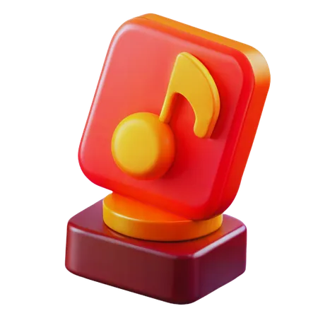 Premio de Música  3D Icon