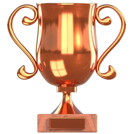 Premio trofeo de bronce  3D Icon