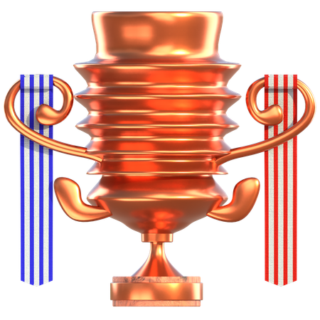 Premio trofeo de bronce  3D Icon