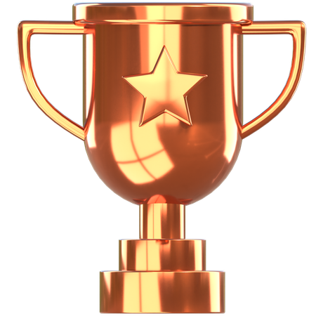 Premio trofeo de bronce  3D Icon