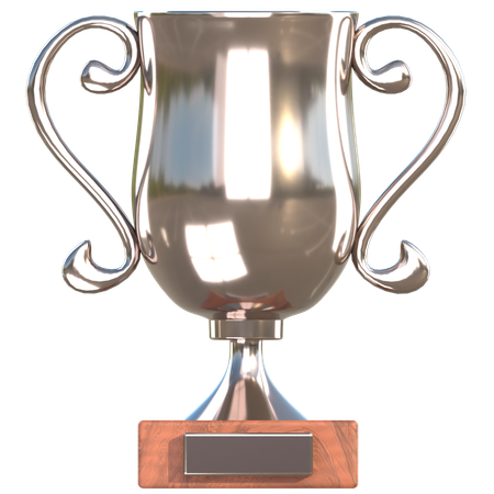 Premio trofeo de plata  3D Icon