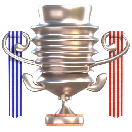 Premio trofeo de plata  3D Icon