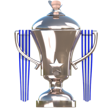 Premio trofeo de plata  3D Icon