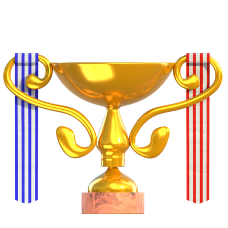 Prêmio troféu de ouro  3D Icon