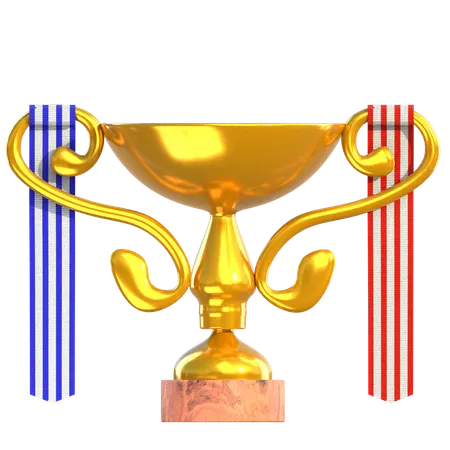 Prêmio troféu de ouro  3D Icon