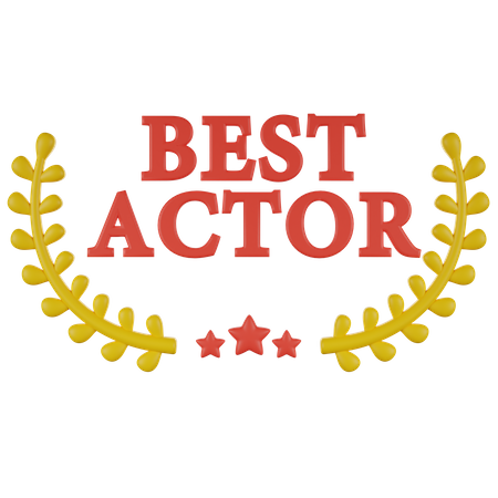 Premios al mejor actor  3D Icon