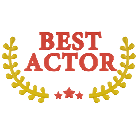 Premios al mejor actor  3D Icon