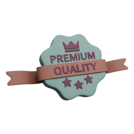 Premium Badge  3D Icon