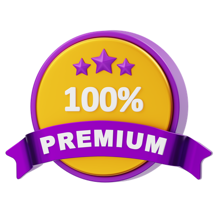 Premium Badge  3D Icon