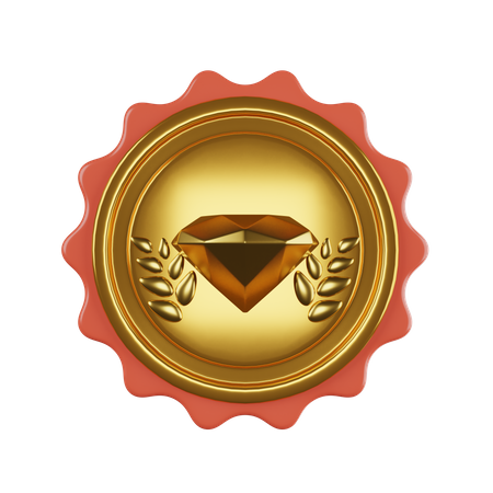 Premium Badge  3D Icon