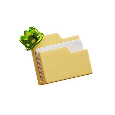 Premium Folder  3D Icon