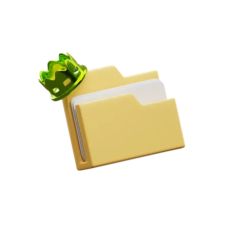 Premium Folder  3D Icon