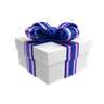premium gift box 3d logos