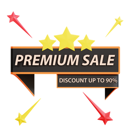 Premium Sale  3D Icon