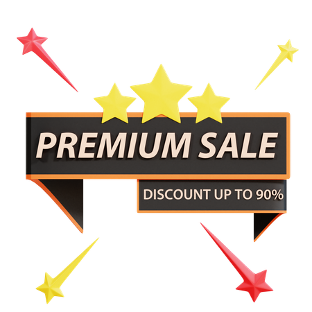 Premium Sale  3D Icon