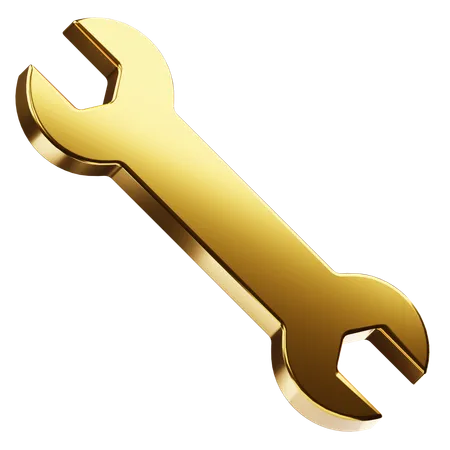 Golden Premium Tools 3D Icon