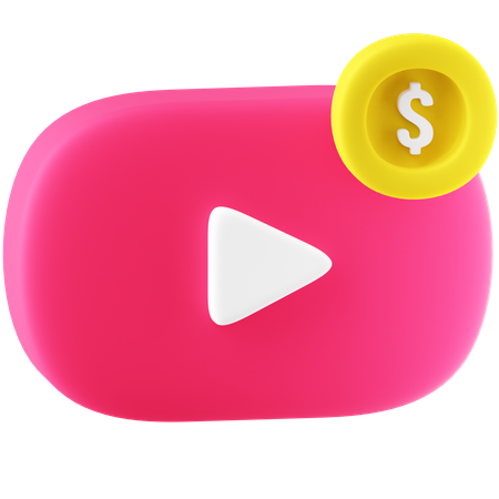 Premium Video  3D Icon