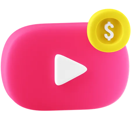 Premium-Video  3D Icon