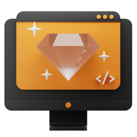 Premium Website  3D Icon