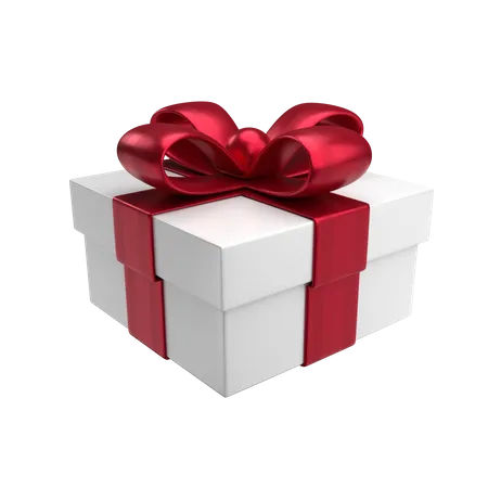 Premium White Gift Box 3 D Illustration 3D Illustration