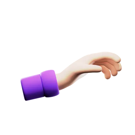 Prendre un geste de la main  3D Icon
